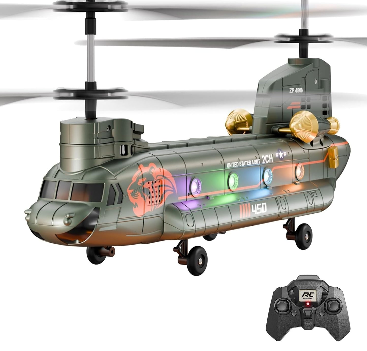 XK5 CH-47 Chinook Helicopter RTF Green
