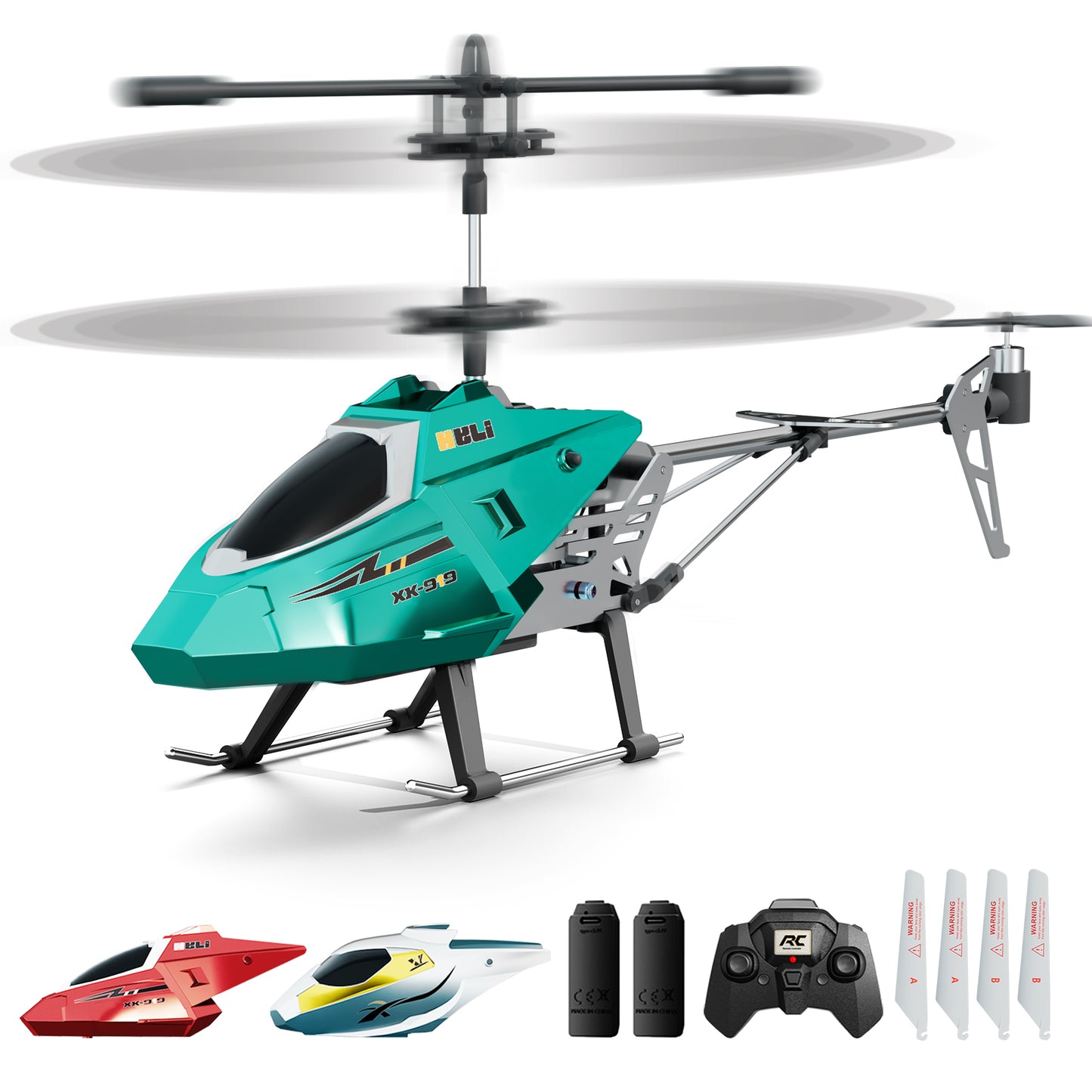 XK919  3.5 Channel RC Helicopter (Altitude Hold) 2.4GHz with LED Lights