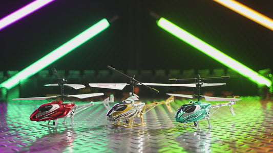XK913  3.5 Channel RC Helicopter, 2.4GHz with Altitude Hold & LED Lights